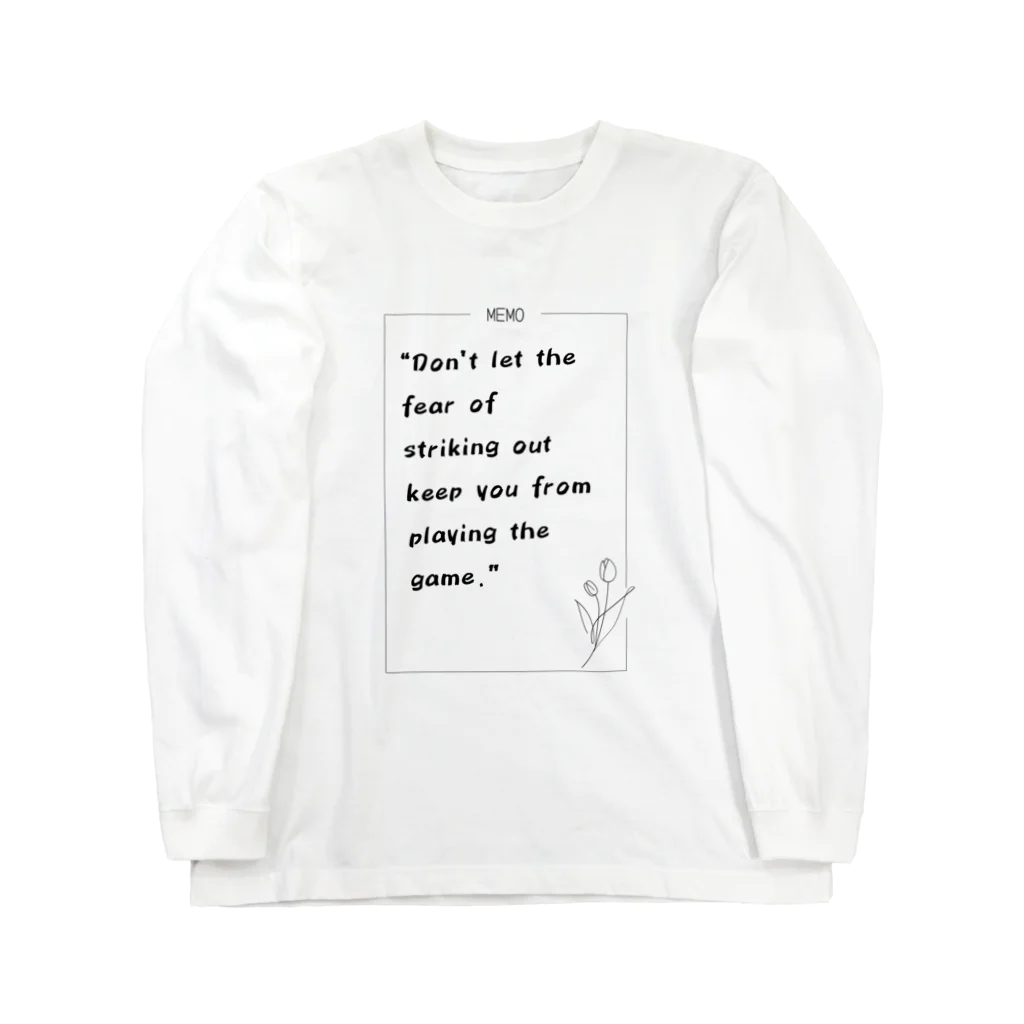 Live_Fullyのmotivation words Long Sleeve T-Shirt