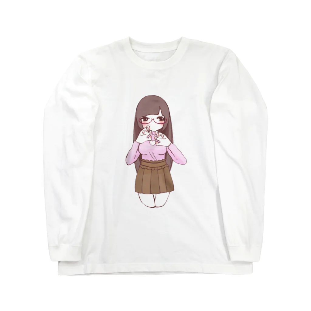 カワイイ基地。の【偶像】教祖ゆど：嬉野ゆどうふ Long Sleeve T-Shirt