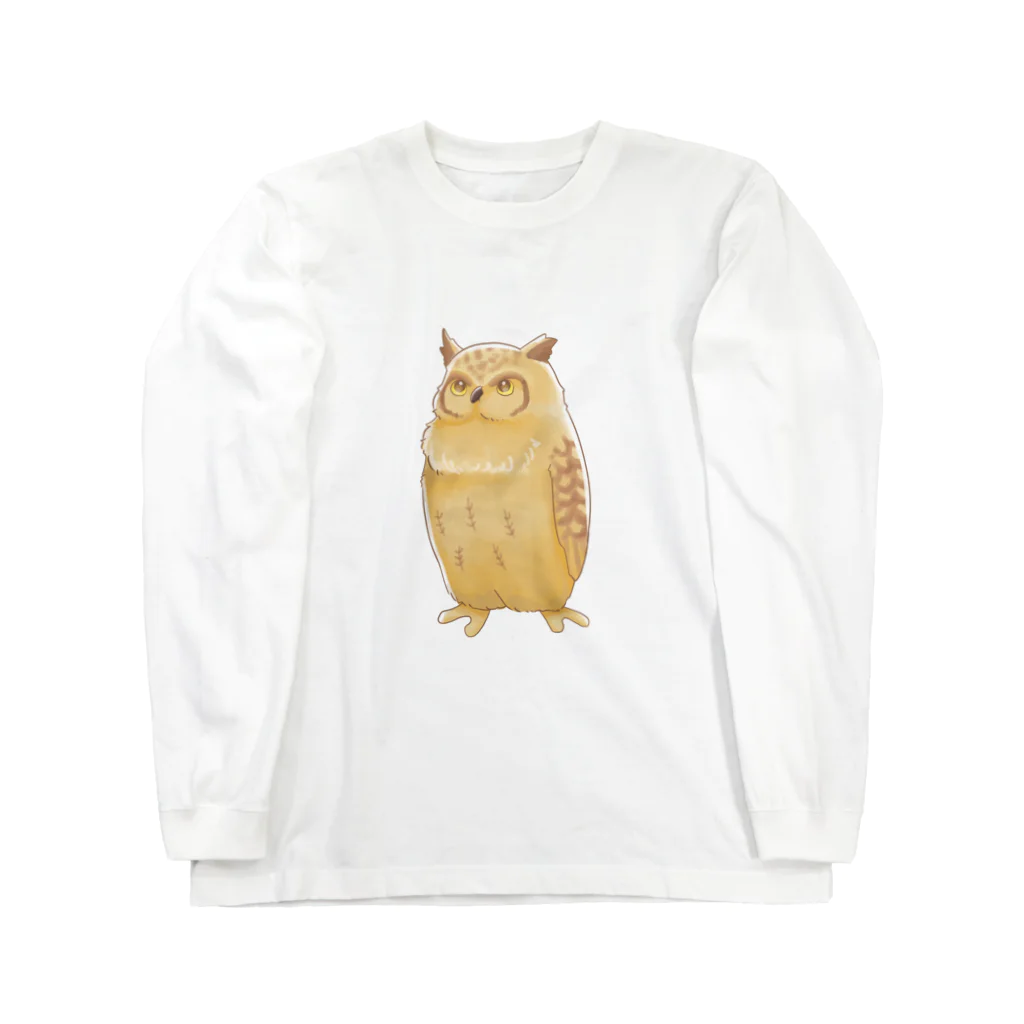 りこりすのmarumofuミミズク Long Sleeve T-Shirt