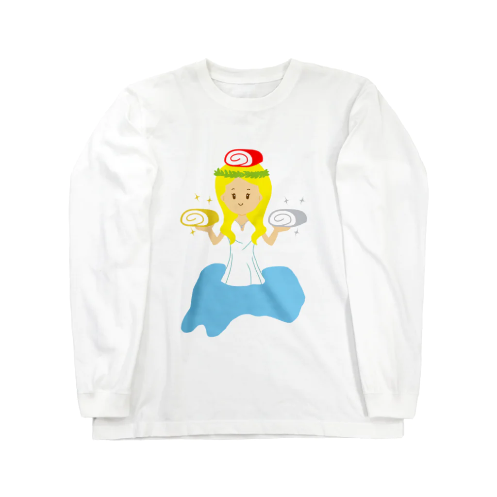 MAKARENTO　ＳＨＯＰの金のかまぼこ銀のかまぼこ Long Sleeve T-Shirt