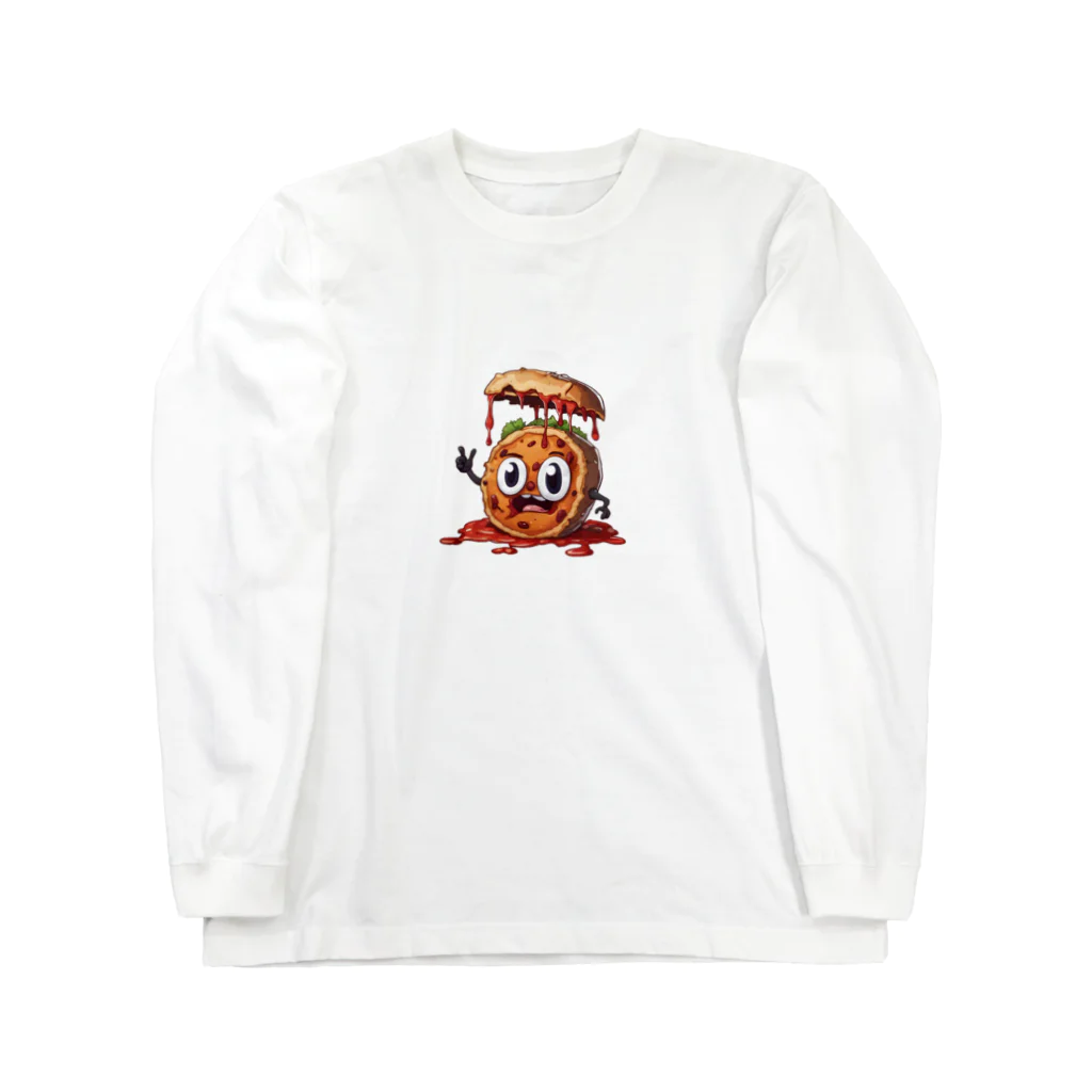 腐食物くんの腐食物くん ロングスリーブTシャツ