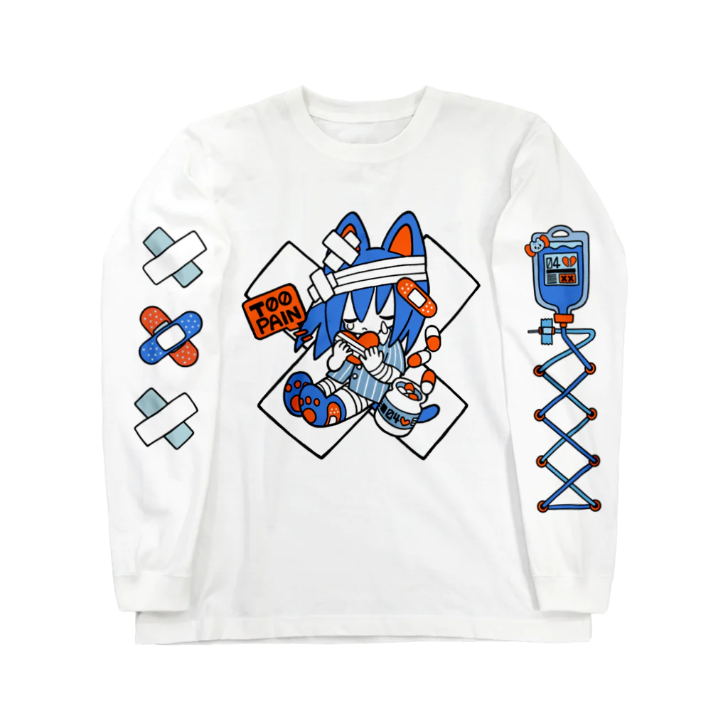 KANEKOYAのケガしちゃった！04くんロングTシャツ Long Sleeve T-Shirt