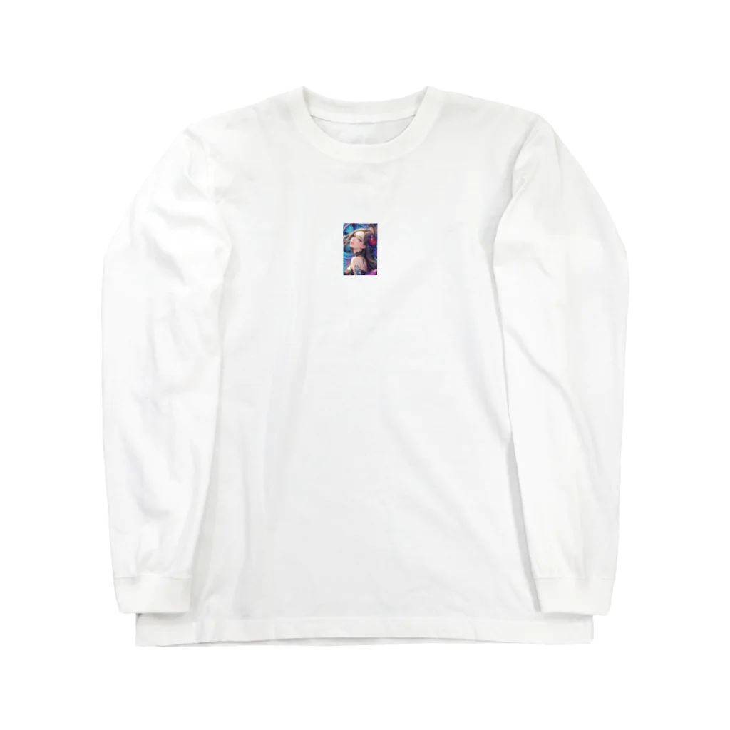 Rapitesu_AI_officialの「花の中の美 - レースの少女」 Long Sleeve T-Shirt