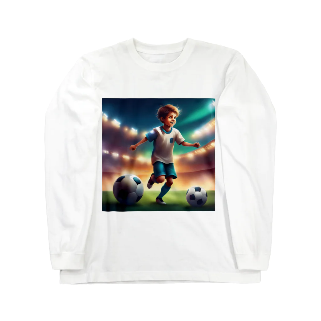 Uchi19のサッカー小僧 Long Sleeve T-Shirt