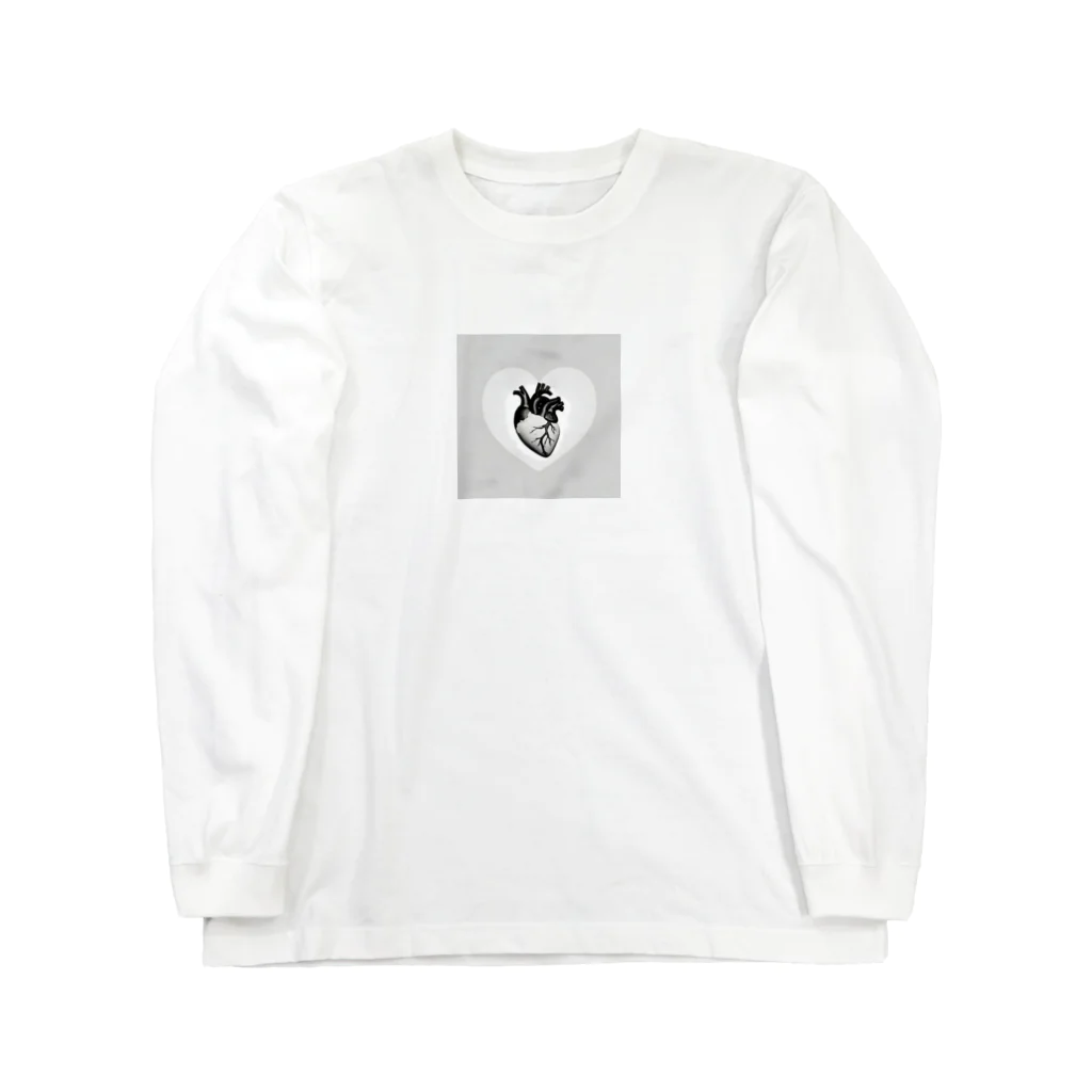 funny8の平和な心臓 Long Sleeve T-Shirt