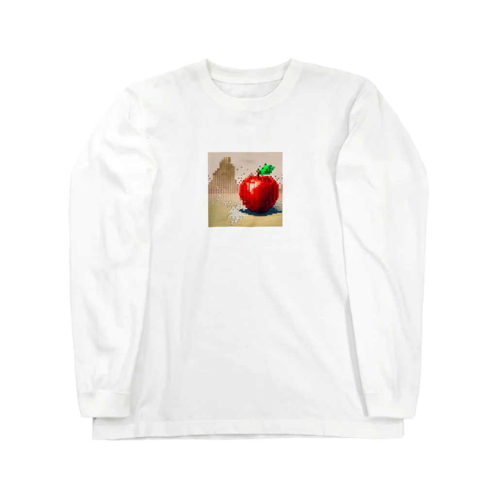 si-monの渇きを潤すリンゴ Long Sleeve T-Shirt