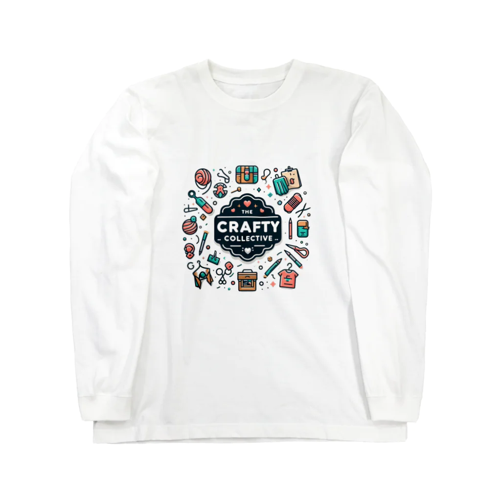 The Crafty CollectiveのThe Crafty Collective のロゴマーク ロングスリーブTシャツ