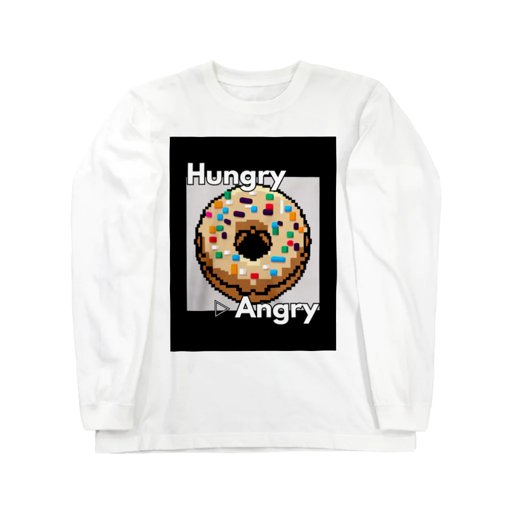 hAngryの【ドーナツ】hAngry ロングスリーブTシャツ