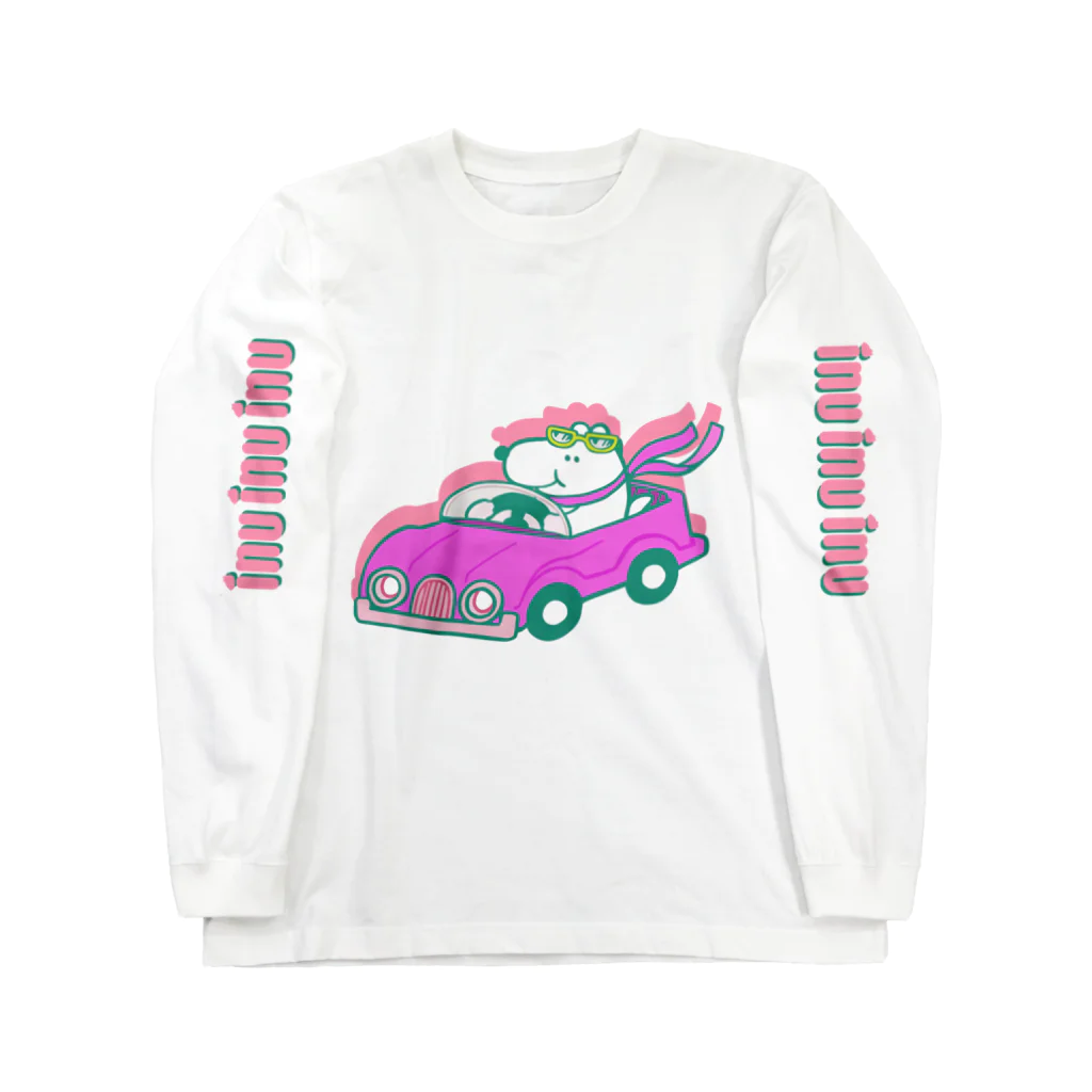 ﾏﾁｮﾏﾁｮ・ｲﾇのｲﾇ・ﾄﾞﾗｲﾌﾞ Long Sleeve T-Shirt