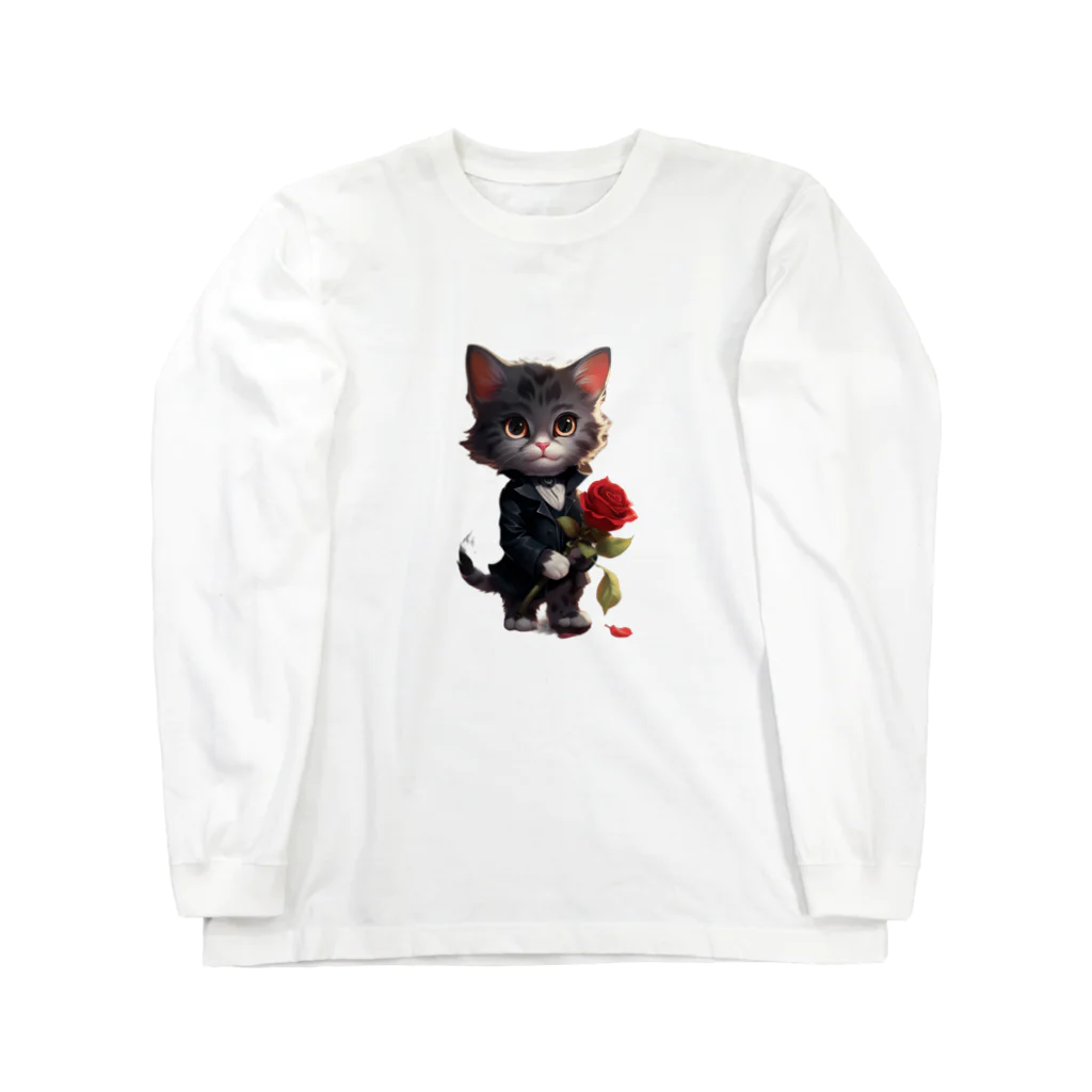 yasunekoのざぶくん(紳士) Long Sleeve T-Shirt