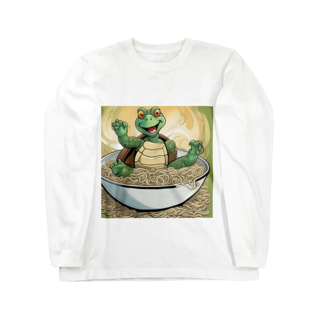 HatanoKoobooのカメのイラスト Long Sleeve T-Shirt