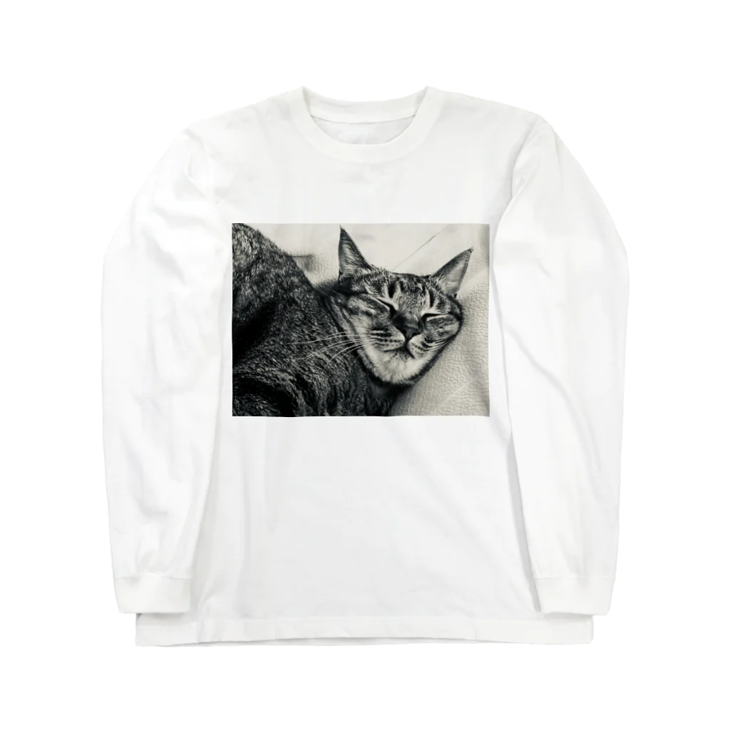 深夜の猫屋さんの深夜猫 Long Sleeve T-Shirt