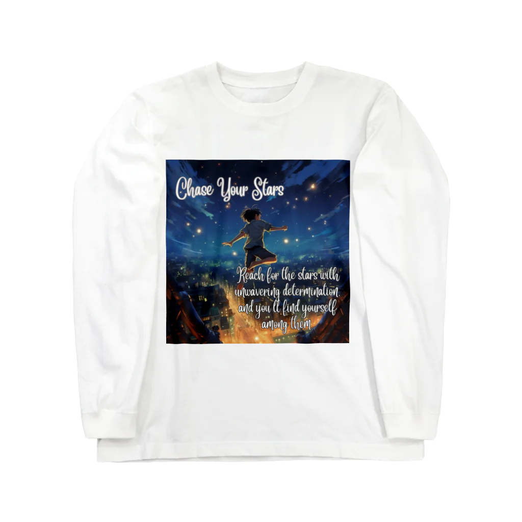 Natures thingのchase your stars ロングスリーブTシャツ