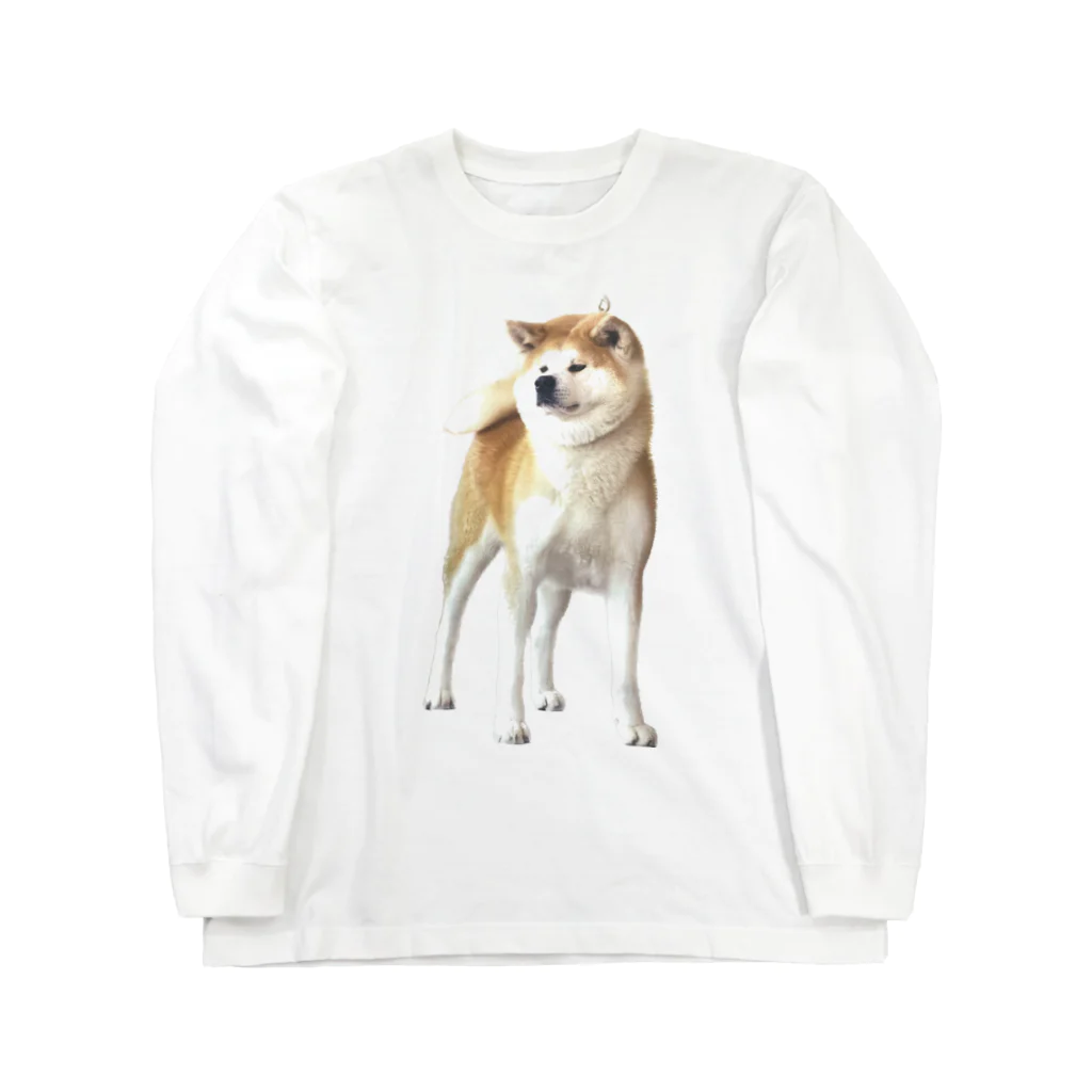 ネコカドウのAKITA INU ロングスリーブTシャツ