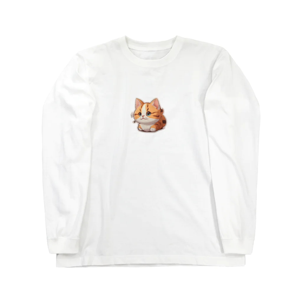 Auraのまん丸猫ちゃん Long Sleeve T-Shirt