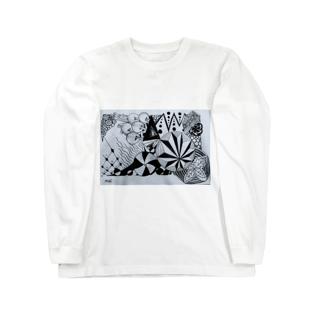 Stellar0203のゼンタングル・拡 Long Sleeve T-Shirt