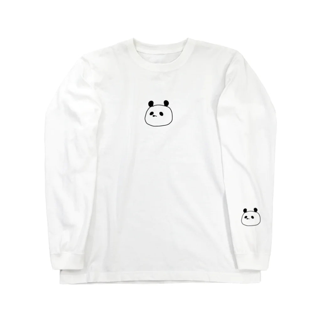 チョコミントのパンダ Long Sleeve T-Shirt