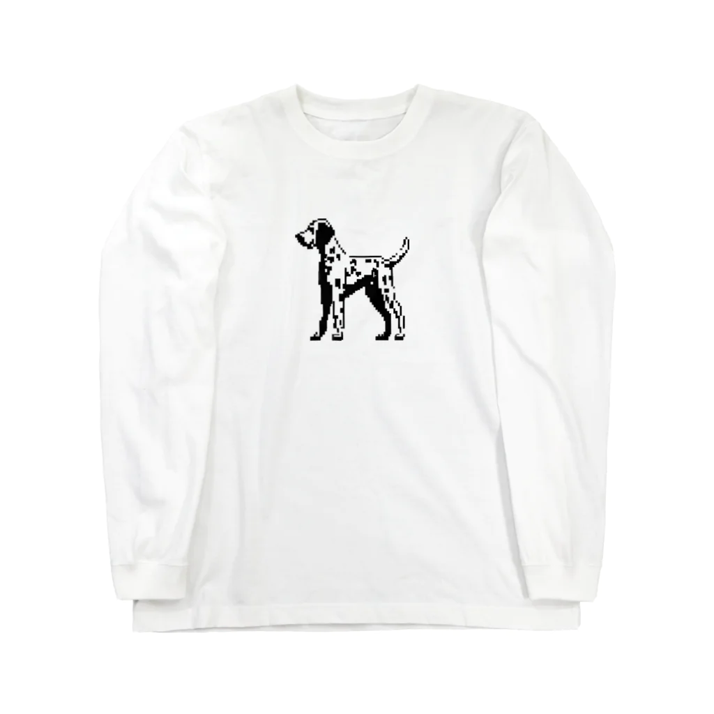 &AIのピクセルアートダルメシアン　3 Long Sleeve T-Shirt