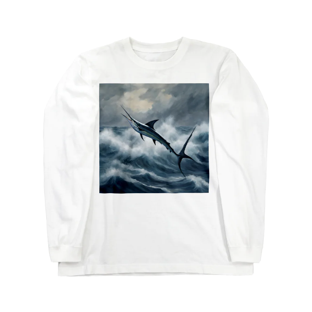 maeken work shopipのカジキ Long Sleeve T-Shirt