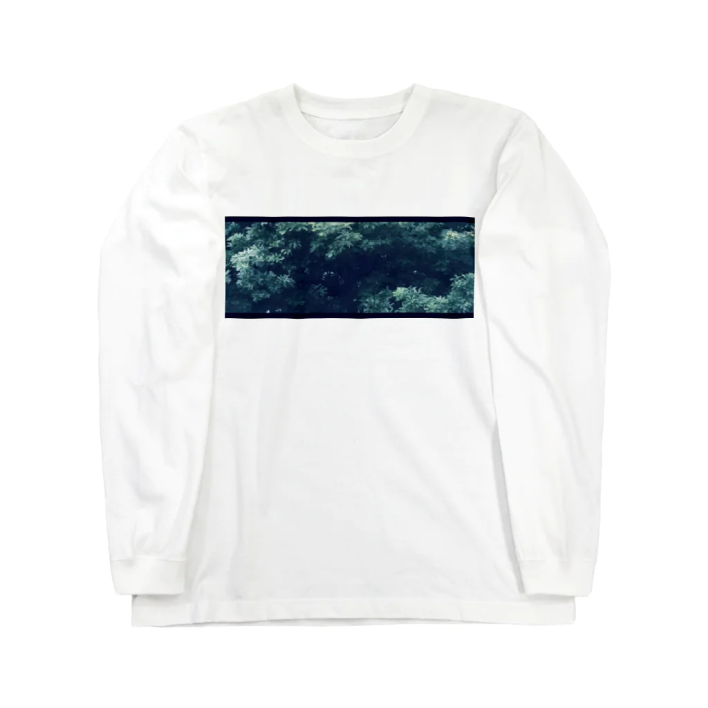 taxioribaのpixel leaf Long Sleeve T-Shirt