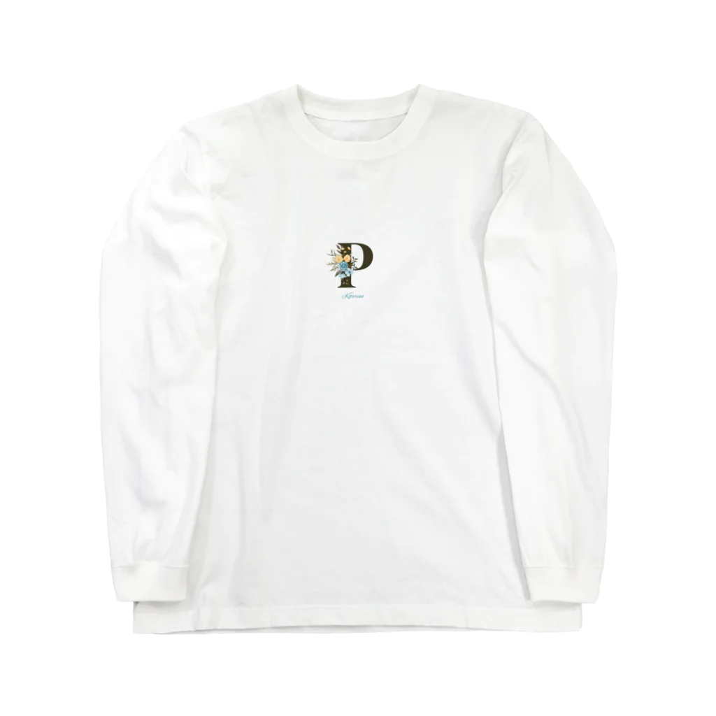 KOTORINO_のアルファベットシリーズ＜P＞ Long Sleeve T-Shirt