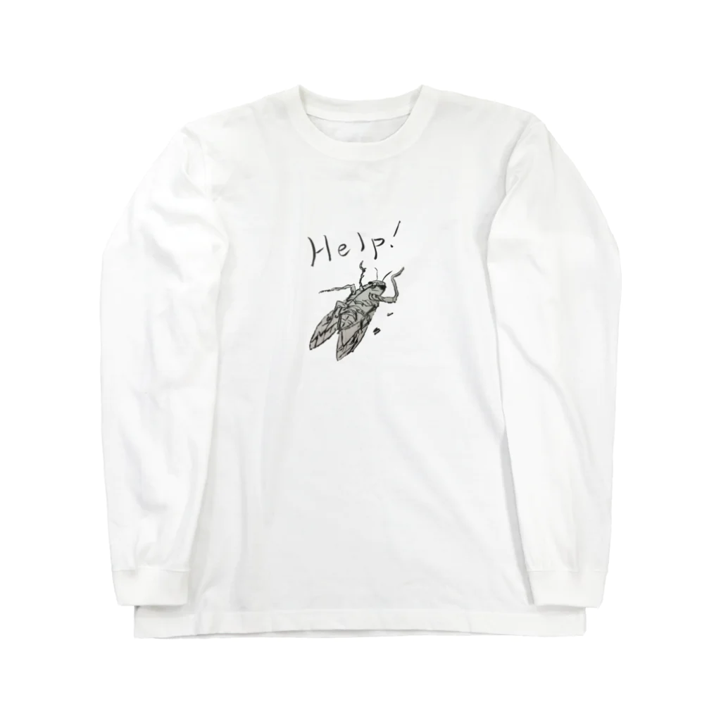 Hoshino Asato.の助けてちょ Long Sleeve T-Shirt