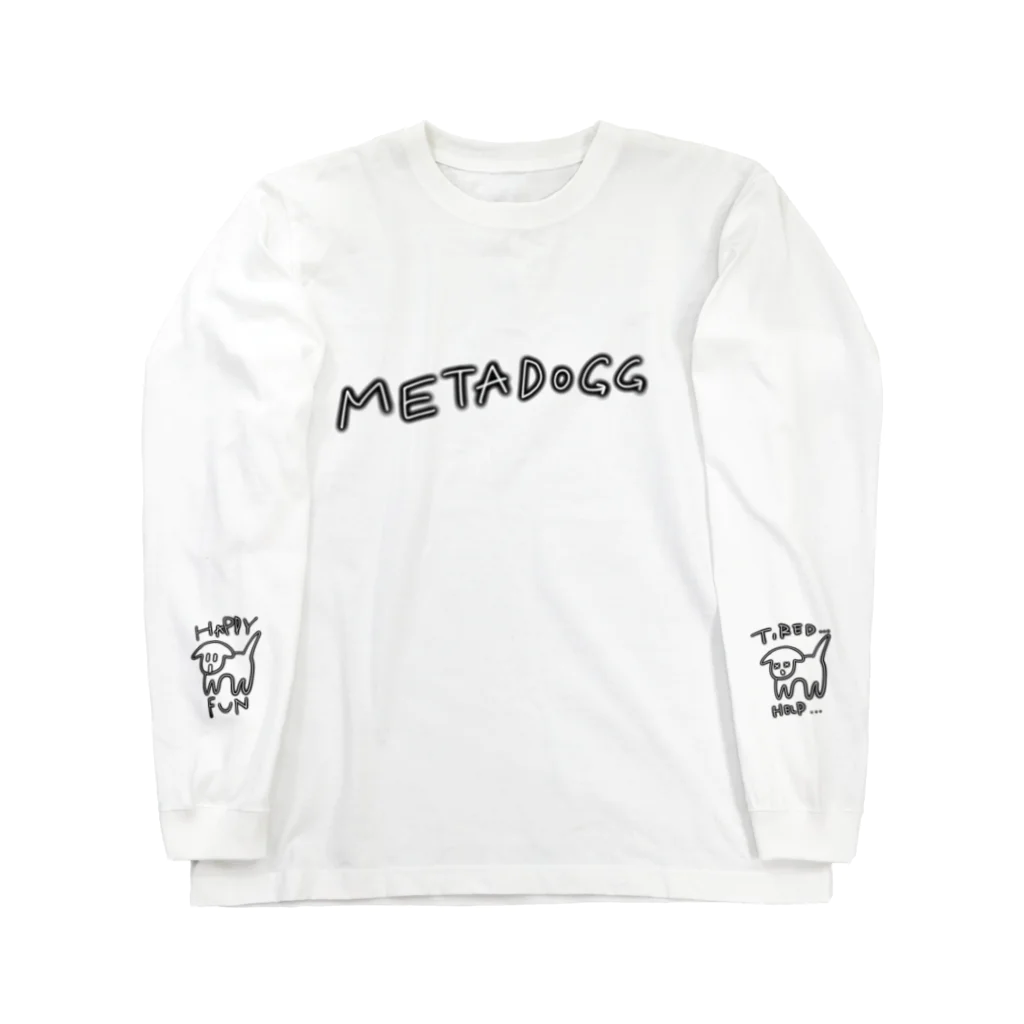 yapping.comのMETADOGG ロングスリーブTシャツ