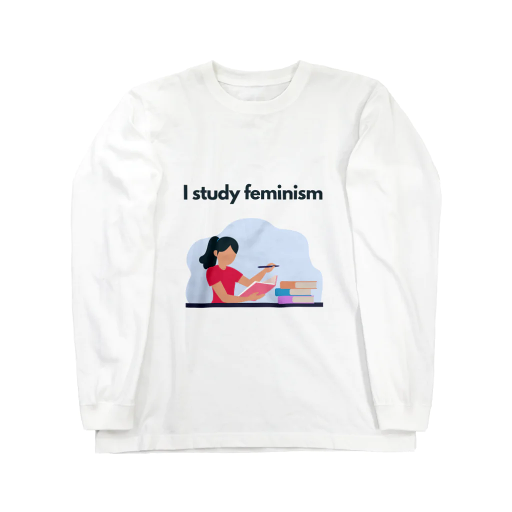 GG Voice & ActionのI study feminism 2 Long Sleeve T-Shirt