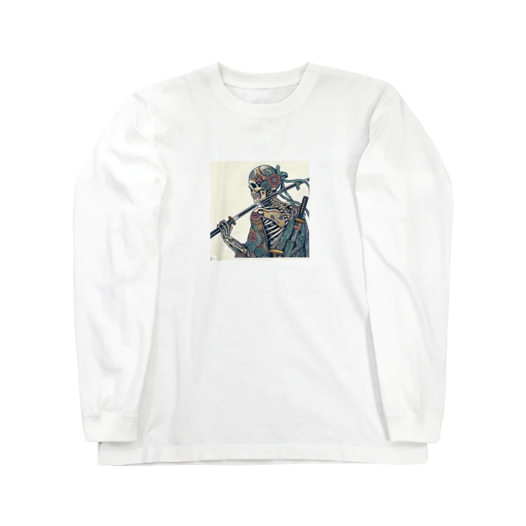 yukikinoの侍ドクロ Long Sleeve T-Shirt