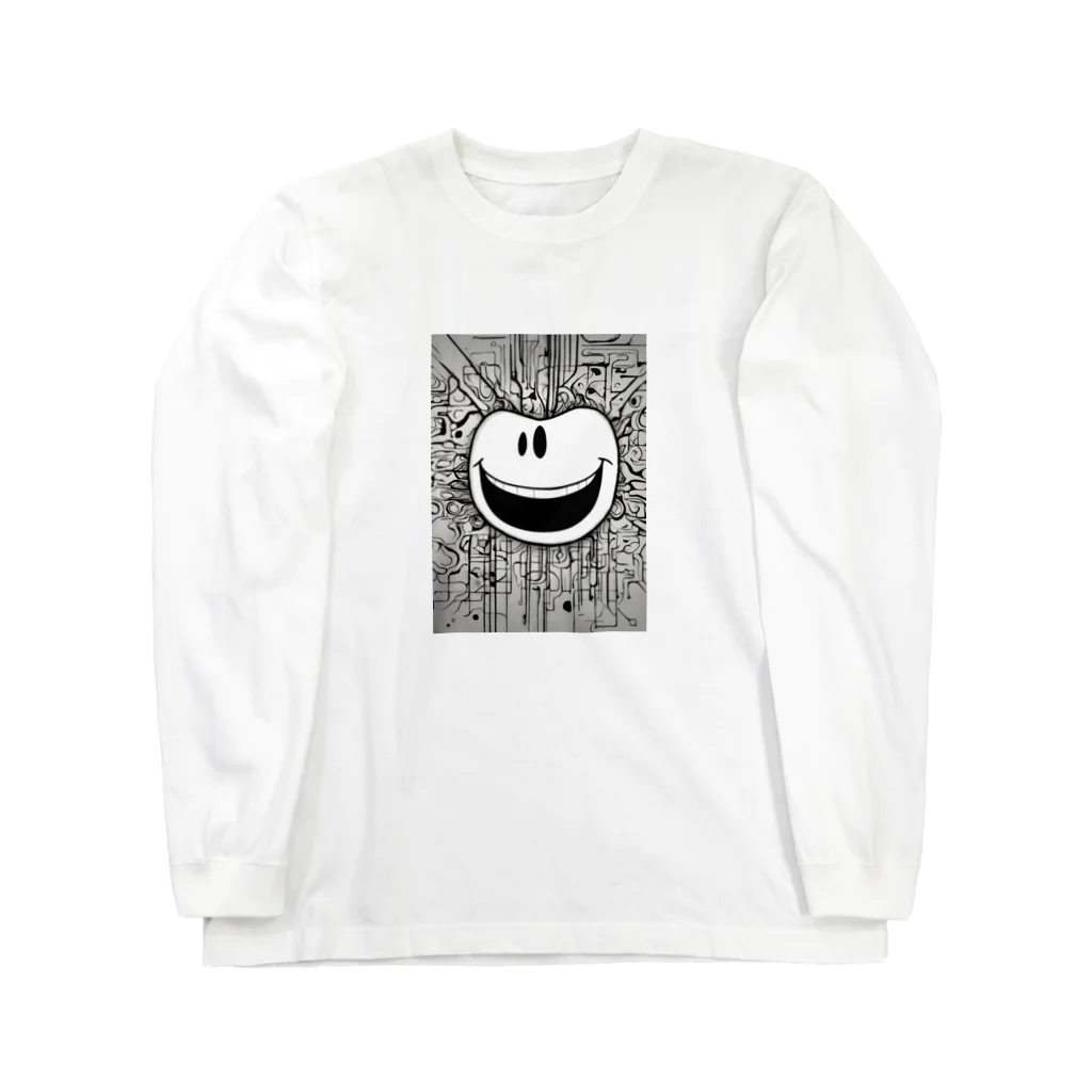 キャプテンの今日も元気にスマイルくん Long Sleeve T-Shirt