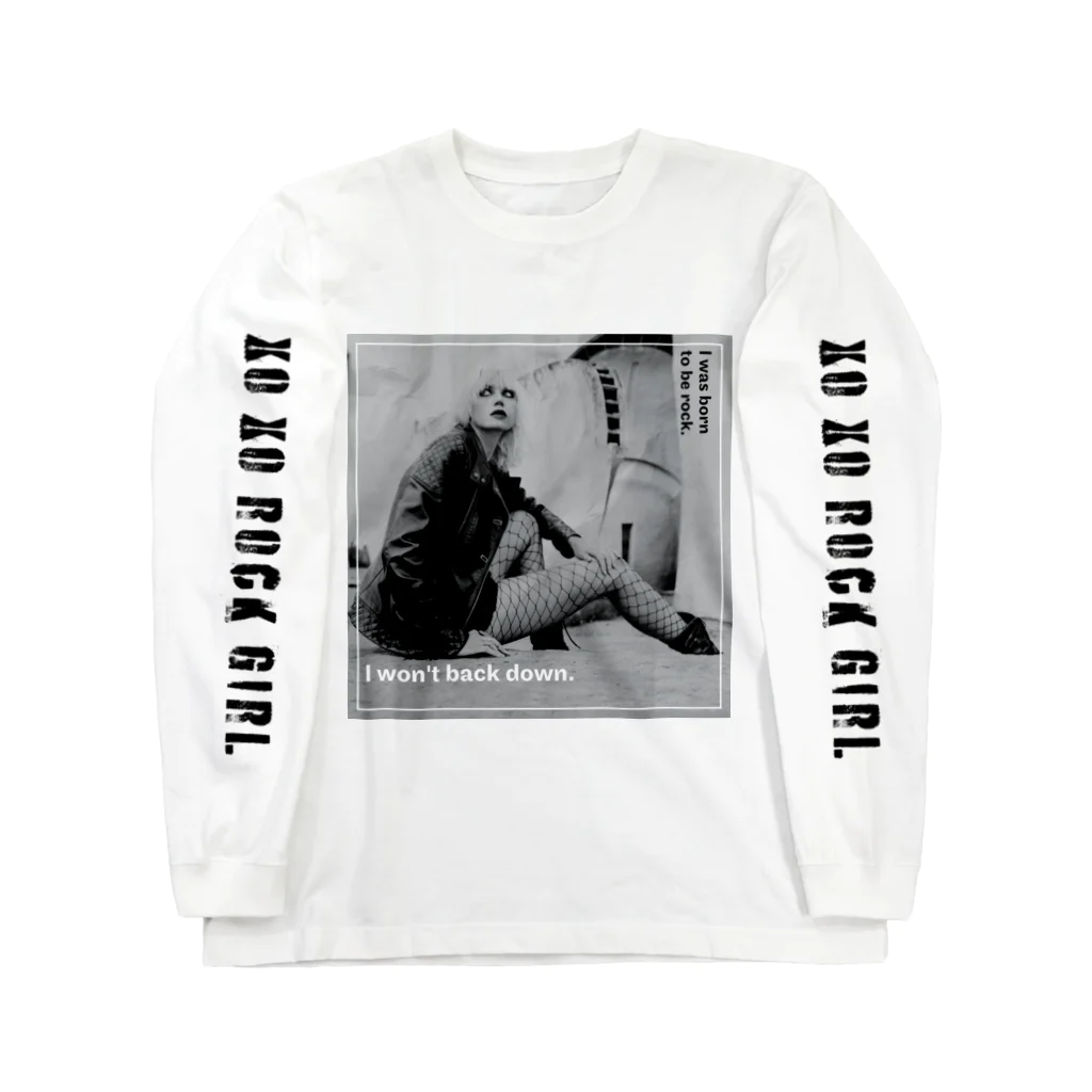 chance-shokaiのrock girl Long Sleeve T-Shirt