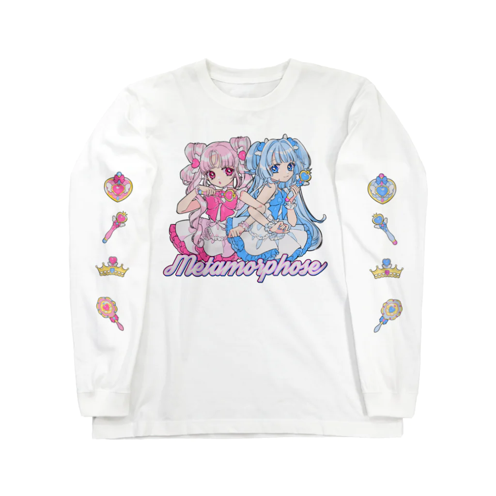 甘春わすれのﾒﾀﾓﾙﾌｫｰｾﾞ♡ Long Sleeve T-Shirt