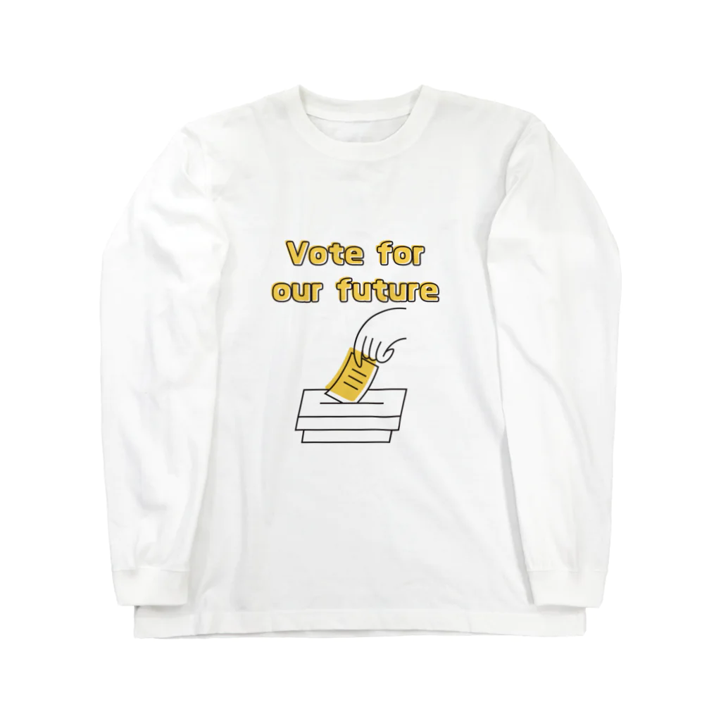 GG Voice & ActionのVote for our future Long Sleeve T-Shirt