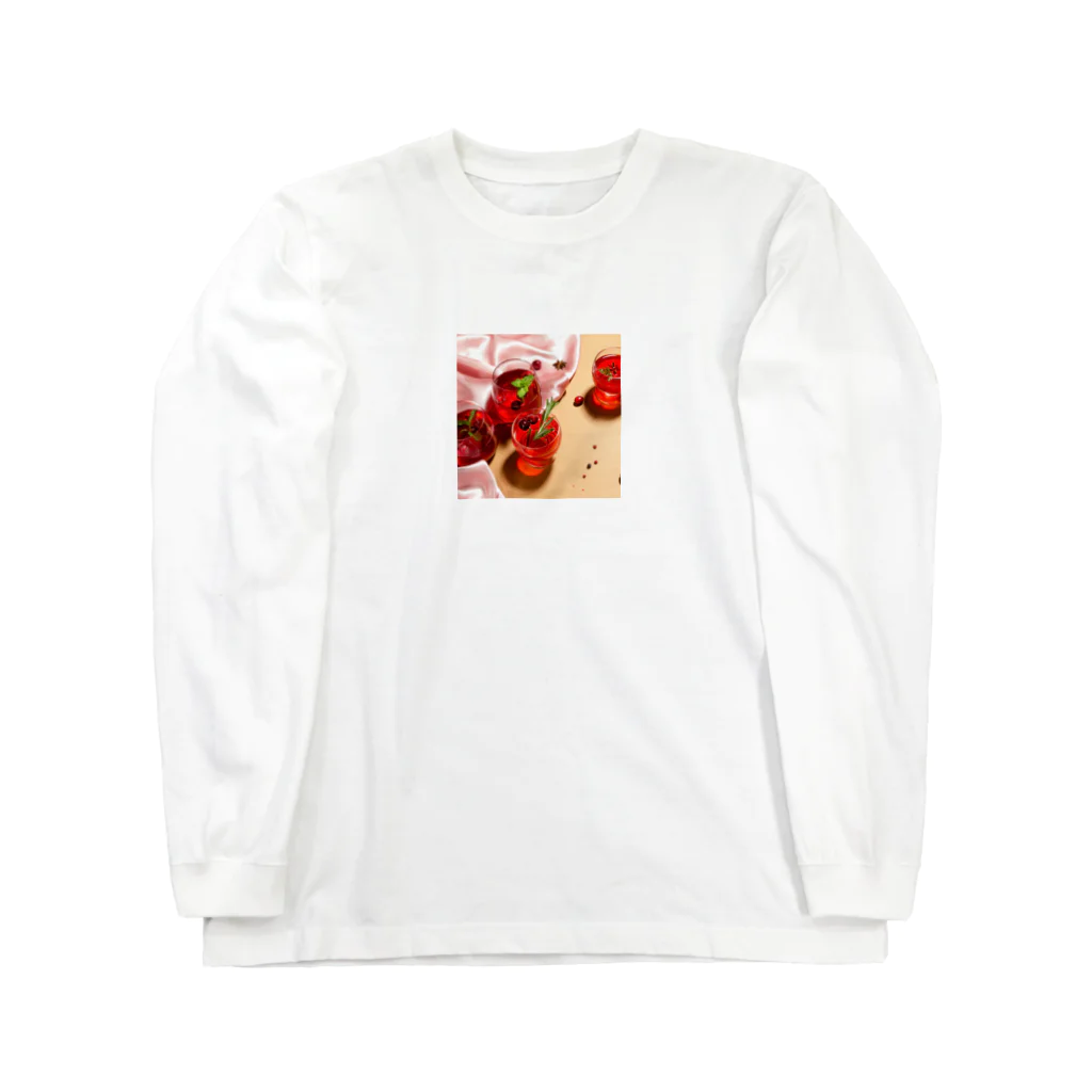 mami〜shopのカクテル Long Sleeve T-Shirt