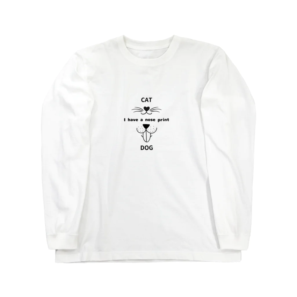 Sporty-popの犬　猫　豆知識 Long Sleeve T-Shirt