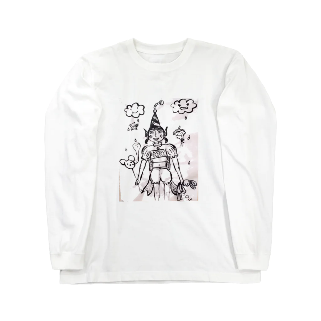 結社黒猫の遊園地のピエロ Long Sleeve T-Shirt