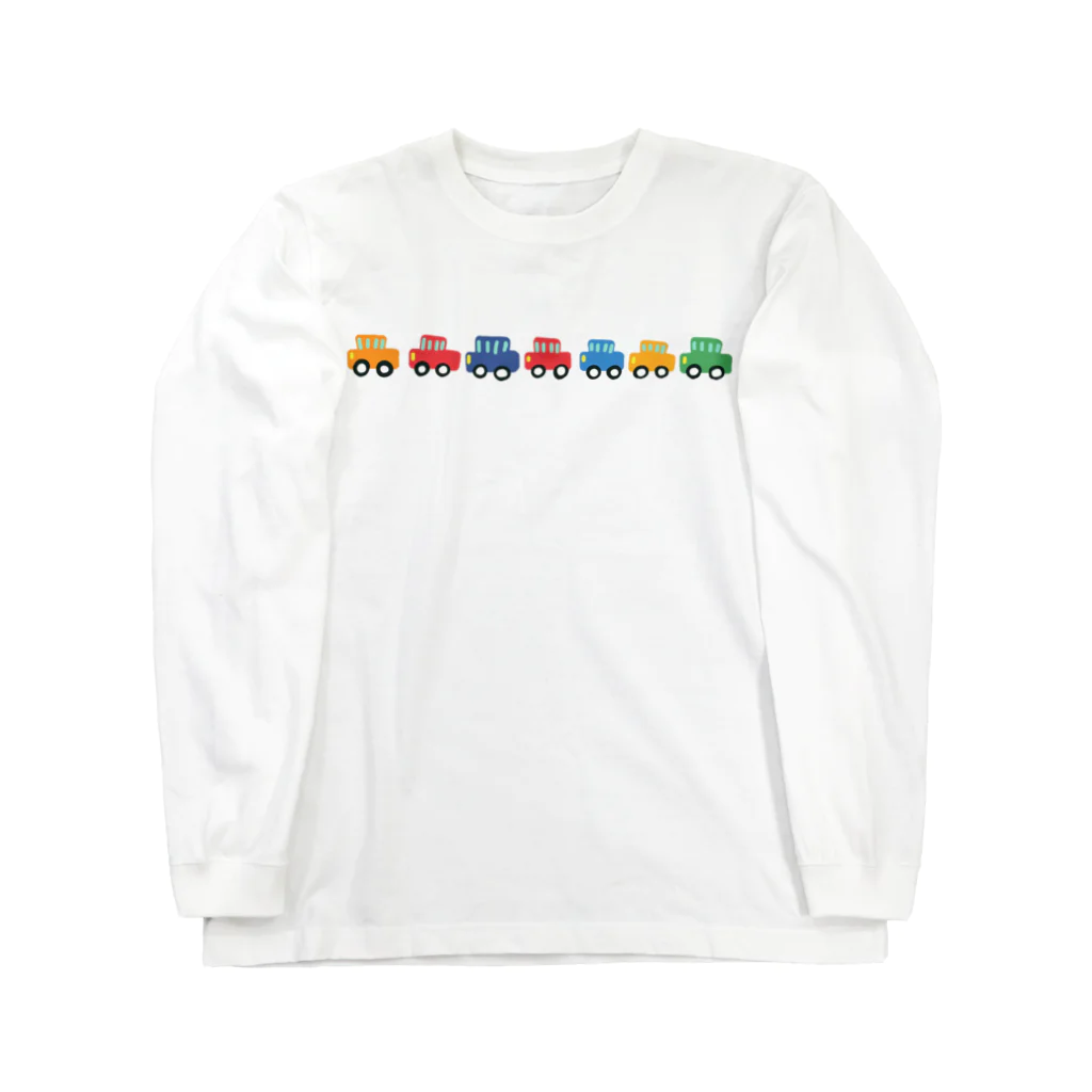 世界の菅野の車大好きCAR CAR CAR ロングスリーブTシャツ