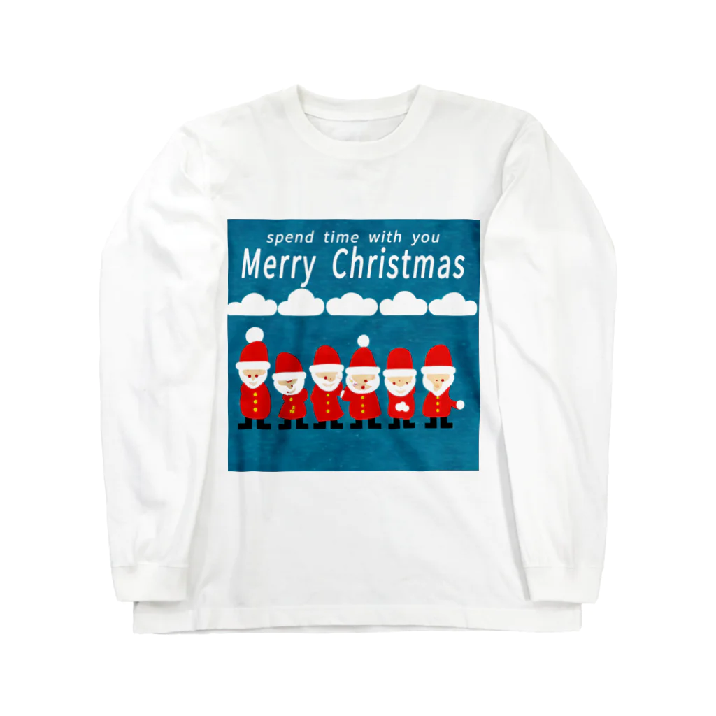 HirockDesignJapanのあなたと過ごすクリスマス　spend christmas with you ロングスリーブTシャツ