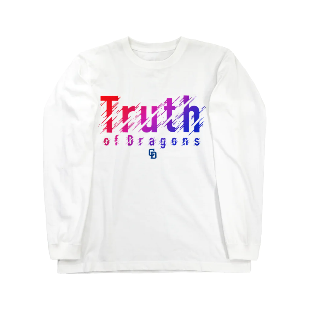 中日ドラゴンズ公式YouTubeチャンネル グッズショップの【値下げ】Truth of Dragons2022 ロゴグッズ ロングスリーブTシャツ