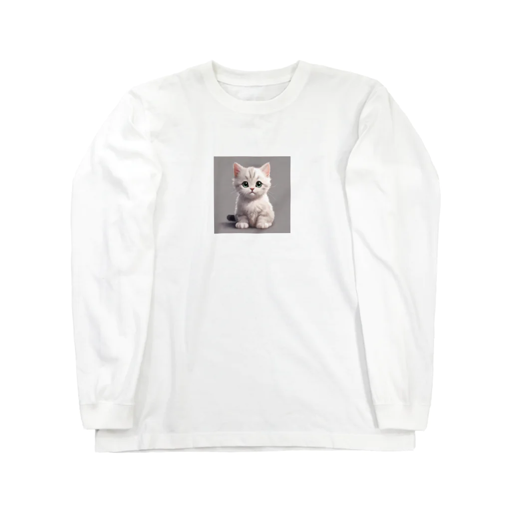 MOnaの可愛い猫 Long Sleeve T-Shirt