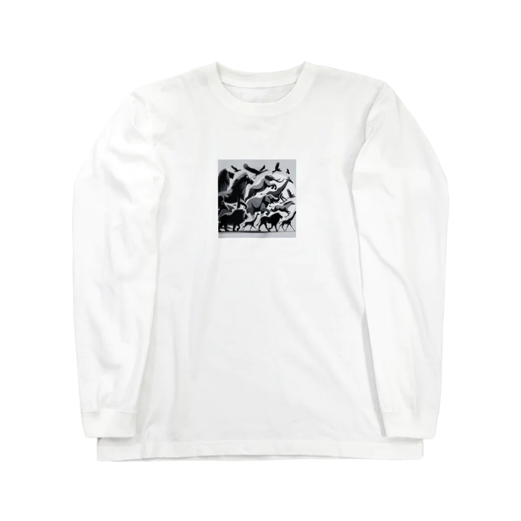 miraiの珍しい動物コレクションデザイン Long Sleeve T-Shirt