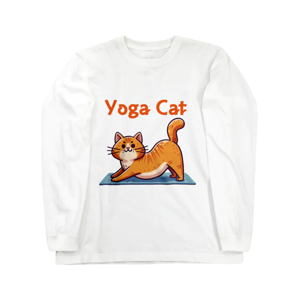 bravoadのヨガで猫のポーズ Long Sleeve T-Shirt