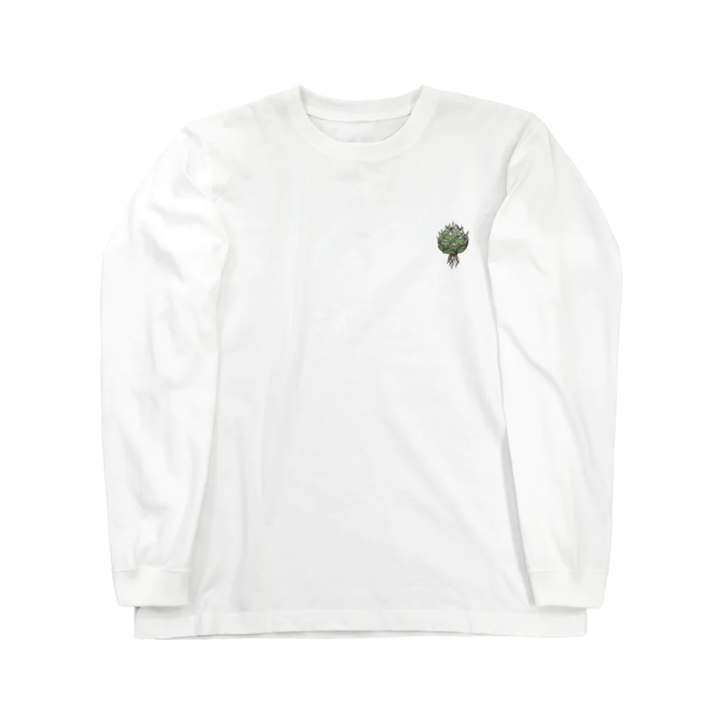 ARO_SHIのアガベワンポイントT Long Sleeve T-Shirt