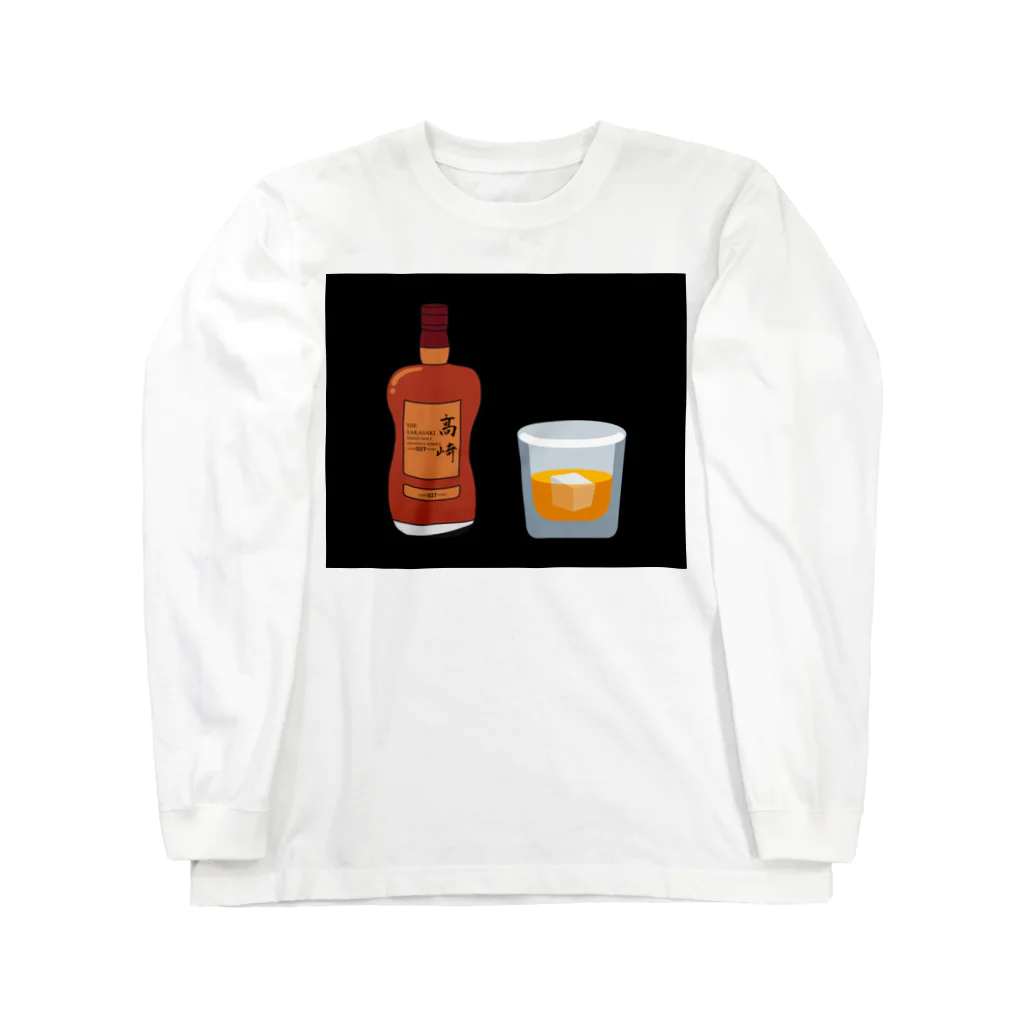 NokuchiiのTHE TAKASAKI SINGLE MALT JAPANEZE WHISKY AGED 027 YEARS Long Sleeve T-Shirt