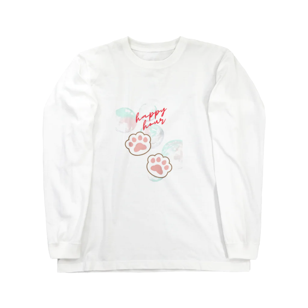 気ままなフェアリーの癒しの肉球 Long Sleeve T-Shirt