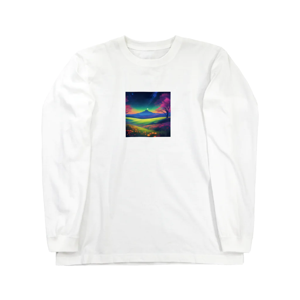 G7のショップのエーテルリーフ イルミネーションデスクライト Long Sleeve T-Shirt