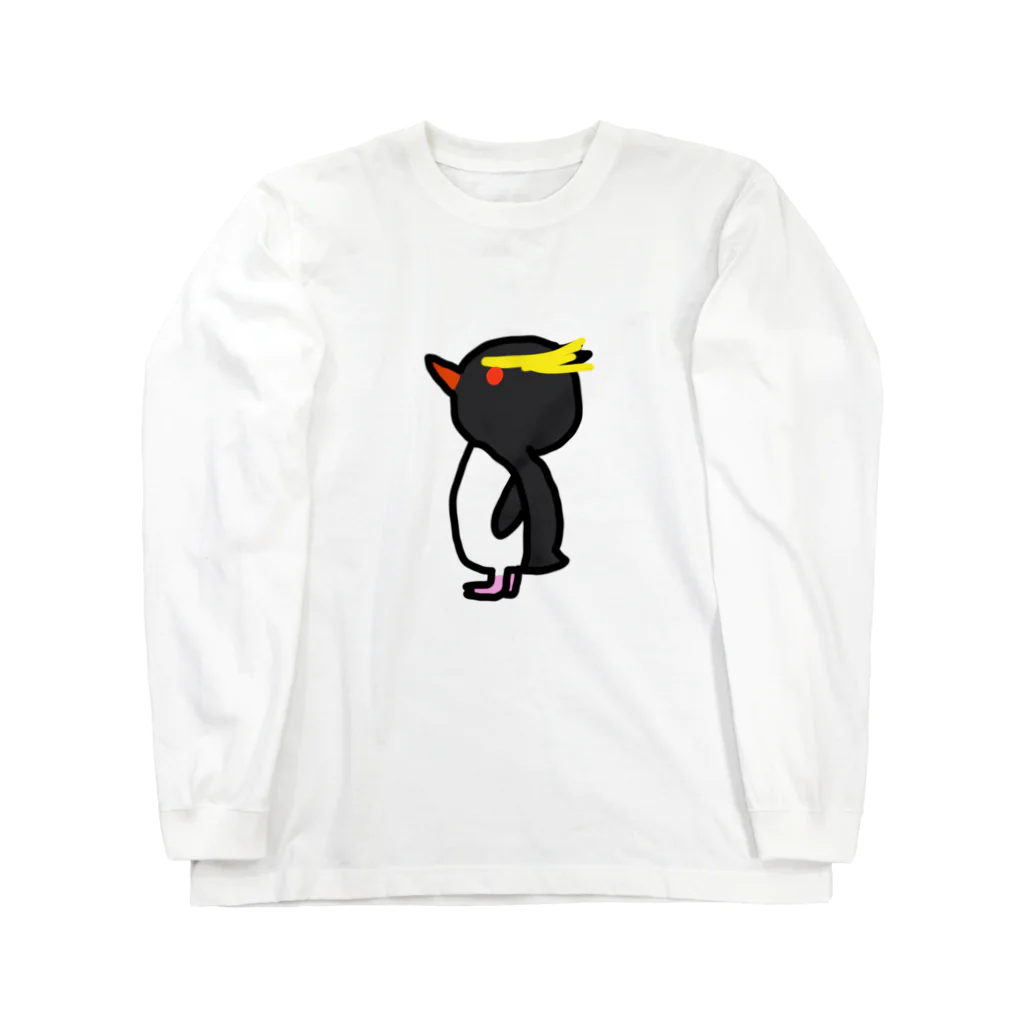 洗拓機のイワトビペンギン Long Sleeve T-Shirt