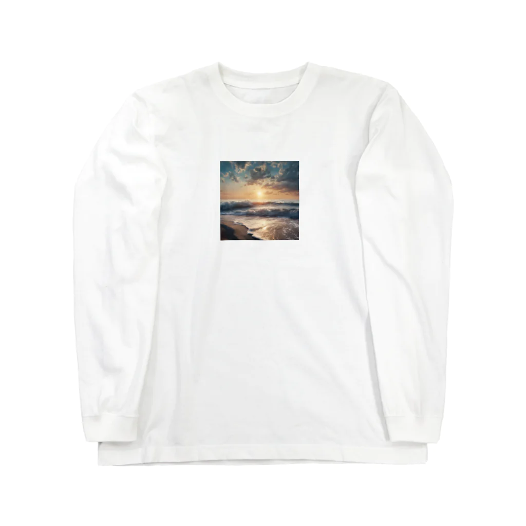 130yの綺麗な海 Long Sleeve T-Shirt