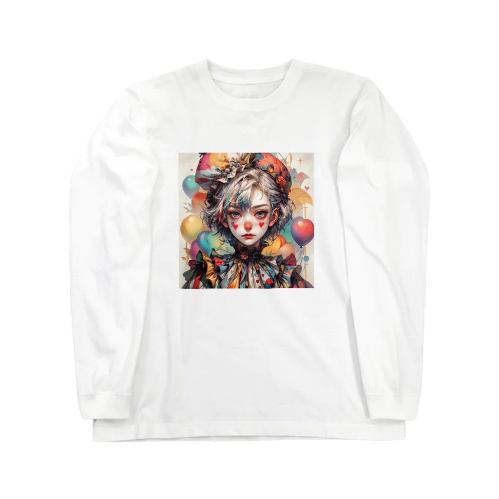 Jake-Hokkaido のJK-005 Pierrot girl ロングスリーブTシャツ