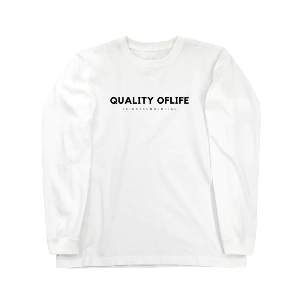 NonochamのQuality of life 生活の質 ロングスリーブTシャツ